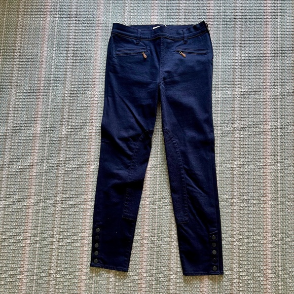 Tory Burch Navy Cotton Pants size 28 - Picture 1 of 6
